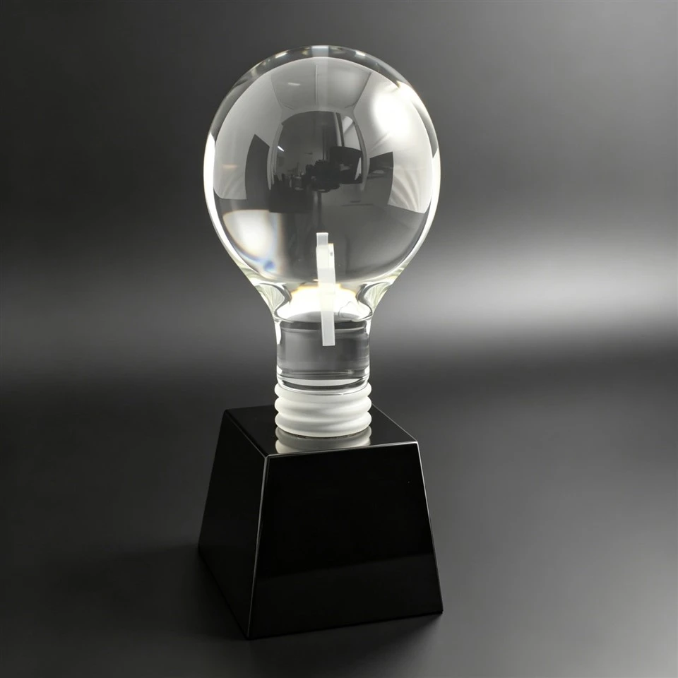 Clear Bulb Black Base Corporate Award price