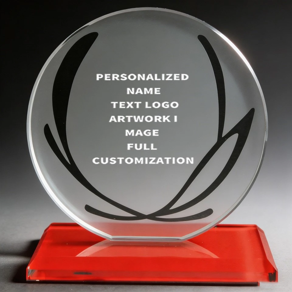 Photo Customizable Color Printed Crystal Trophy suppliers